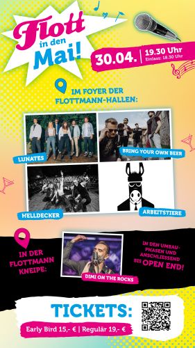Tickets für Flott in den Mai 2026 am 30.04.2026 - Karten kaufen
